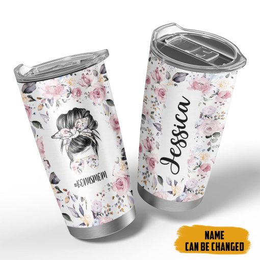 Gearhumans 3D Happy Mothers Day Gift For Bonus Mom Custom Name Tumbler - Image 4