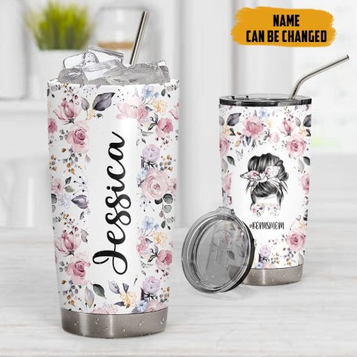 Gearhumans 3D Happy Mothers Day Gift For Bonus Mom Custom Name Tumbler - Image 6