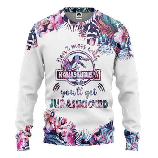 Gearhumans 3D Nanasaurus Custom Tshirt Hoodie Apparel - Image 2
