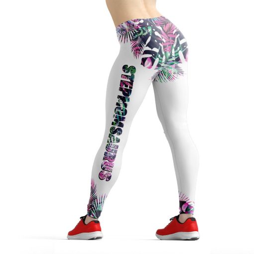 Gearhumans Gearhuman 3D Dont Mess With Stepmomsaurus Mothers Day Gift Custom Leggings