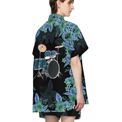 Gearhumans 3D Drum Tropical Custom Hawaiian Shirt 5 Gearhumans 3D Drum Tropical Custom Hawaiian Shirt - Image 5