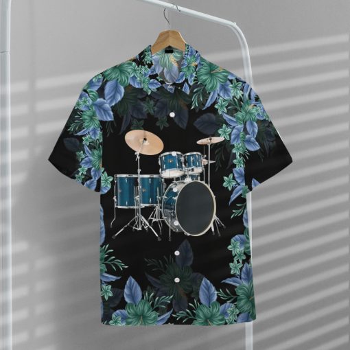 Gearhumans 3D Drum Tropical Custom Hawaiian Shirt 6 Gearhumans 3D Drum Tropical Custom Hawaiian Shirt - Image 6