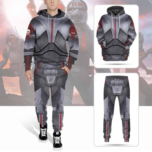 Gearhumans 3D S.W The Bad Batch Armor Custom Sweatpants - Image 6