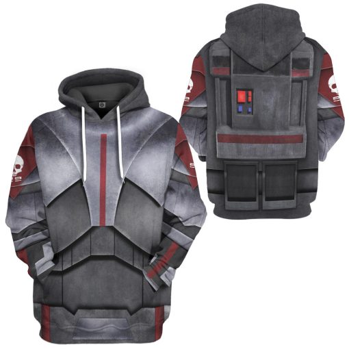 Gearhumans 3D S.W The Bad Batch Armor Custom Hoodie Tshirt Apparel