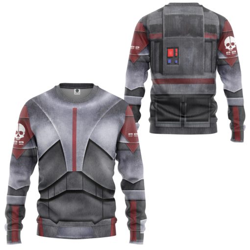 Gearhumans 3D S.W The Bad Batch Armor Custom Hoodie Tshirt Apparel