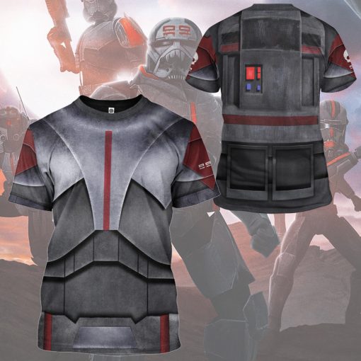 Gearhumans 3D S.W The Bad Batch Armor Custom Hoodie Tshirt Apparel