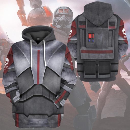 Gearhumans 3D S.W The Bad Batch Armor Custom Hoodie Tshirt Apparel