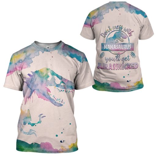 Gearhumans 3D Nanasaurus Custom Tshirt Hoodie Apparel - Image 7