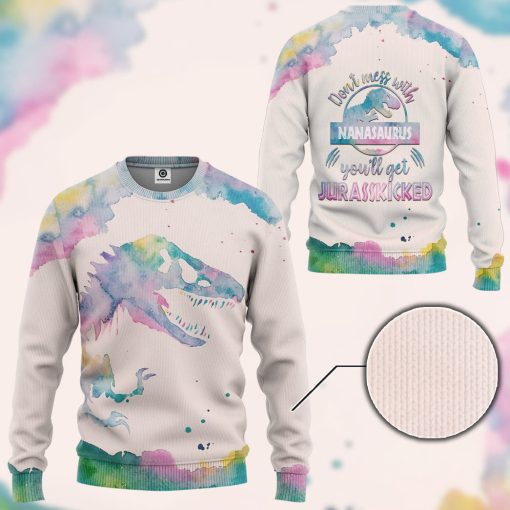 Gearhumans 3D Nanasaurus Custom Tshirt Hoodie Apparel - Image 10