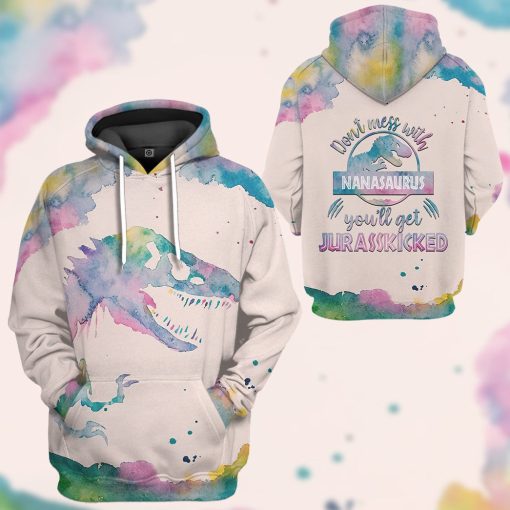 Gearhumans 3D Nanasaurus Custom Tshirt Hoodie Apparel - Image 9