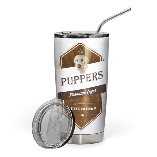Gearhumans 3D Letterkenny Puppers Custom Tumbler