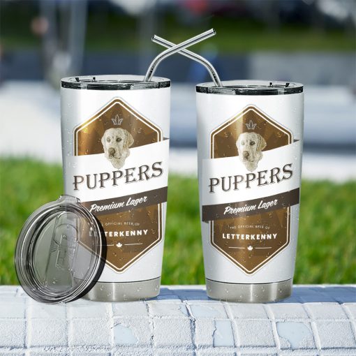 Gearhumans 3D Letterkenny Puppers Custom Tumbler - Image 7