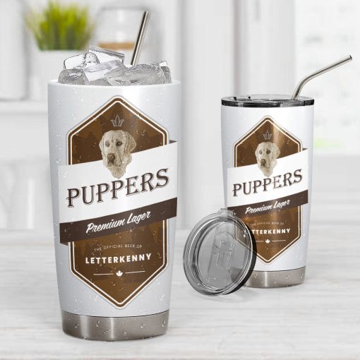 Gearhumans 3D Letterkenny Puppers Custom Tumbler - Image 6