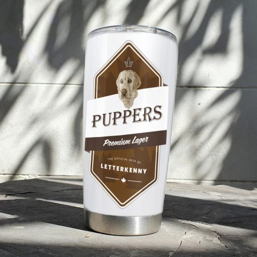 Gearhumans 3D Letterkenny Puppers Custom Tumbler - Image 5