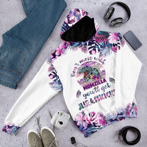 Gearhumans Gearhuman 3D Dont Mess With Momzilla Mothers Day Gift Custom Tshirt Hoodie Apparel - Image 20