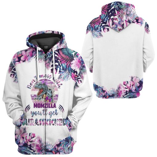 Gearhumans Gearhuman 3D Dont Mess With Momzilla Mothers Day Gift Custom Tshirt Hoodie Apparel - Image 15