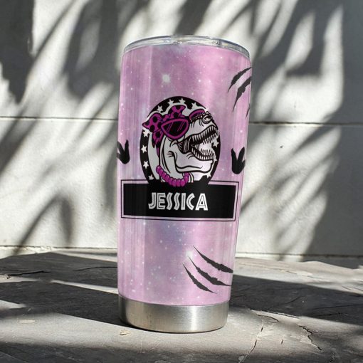 Gearhumans 3D Don't mess with Stepmomsaurus You'll Get Jurasskicked Custom Name Tumbler - Image 5