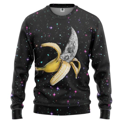 Gearhumans 3D Banana Galaxy Custom Tshirt Hoodie Apparel - Image 2