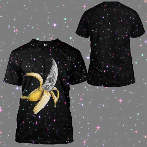 Gearhumans 3D Banana Galaxy Custom Tshirt Hoodie Apparel - Image 11