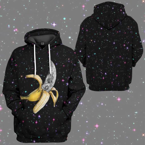 Gearhumans 3D Banana Galaxy Custom Tshirt Hoodie Apparel - Image 9