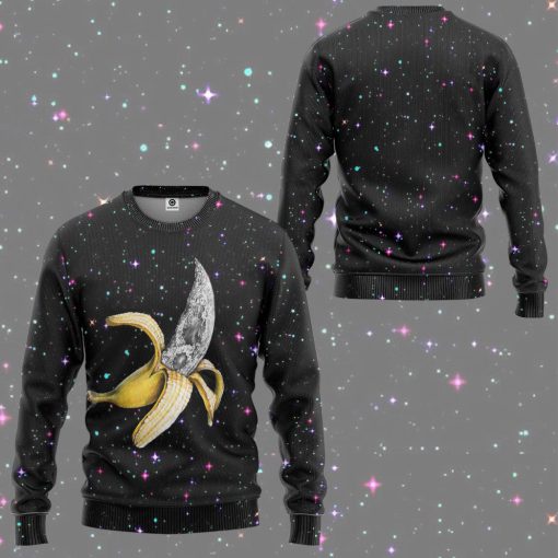 Gearhumans 3D Banana Galaxy Custom Tshirt Hoodie Apparel - Image 10