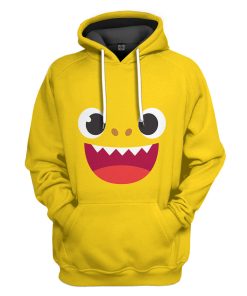 Gearhumans 3D Baby Shark Family Custom Tshirt Hoodie Apparel