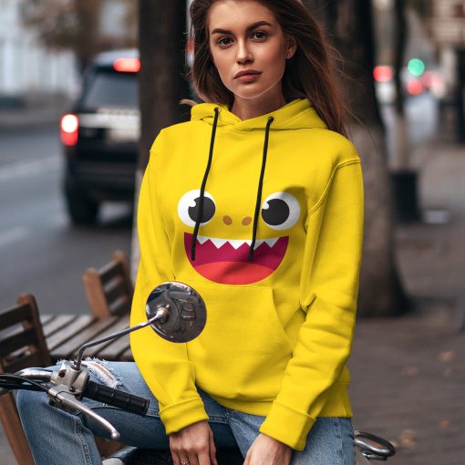 Gearhumans 3D Baby Shark Family Custom Tshirt Hoodie Apparel - Image 5