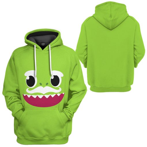 Gearhumans 3D Grandpa Shark Family Custom Tshirt Hoodie Apparel
