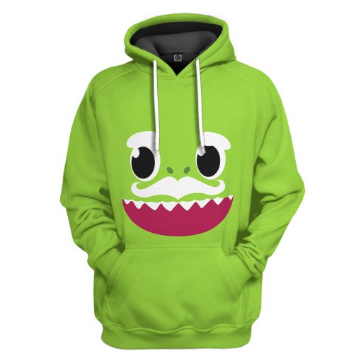 Gearhumans 3D Grandpa Shark Family Custom Tshirt Hoodie Apparel
