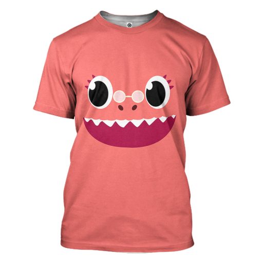 Gearhumans 3D Grandma Shark Family Custom Tshirt Hoodie Apparel - Image 3