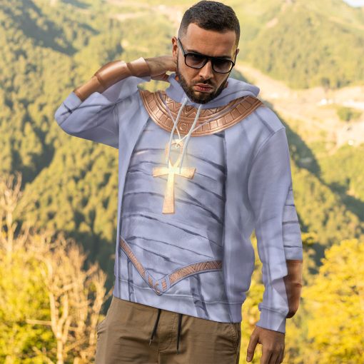 Gearhumans 3D Mrvl Moon Knight Khonshu Cosplay Custom Tshrirt Hoodie Apparel