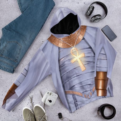Gearhumans 3D Mrvl Moon Knight Khonshu Cosplay Custom Tshrirt Hoodie Apparel