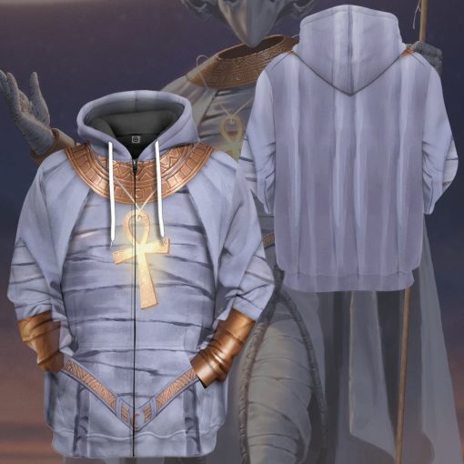 Gearhumans 3D Mrvl Moon Knight Khonshu Cosplay Custom Tshrirt Hoodie Apparel