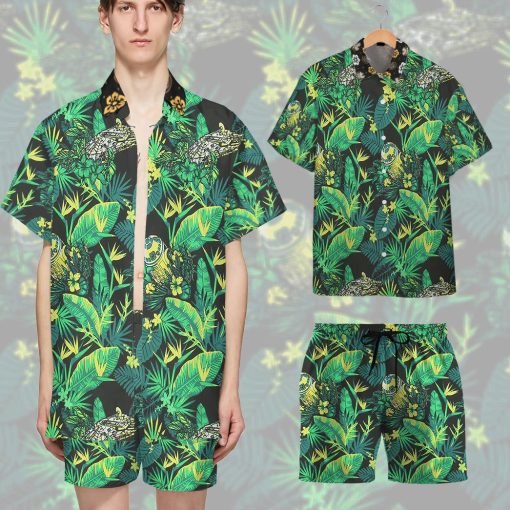 Gearhumans 3D S.W Green Vibe Custom Short Sleeves Shirt 6 Gearhumans 3D S.W Green Vibe Custom Short Sleeves Shirt - Image 6