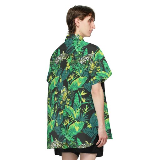 Gearhumans 3D S.W Green Vibe Custom Short Sleeves Shirt 4 Gearhumans 3D S.W Green Vibe Custom Short Sleeves Shirt - Image 4