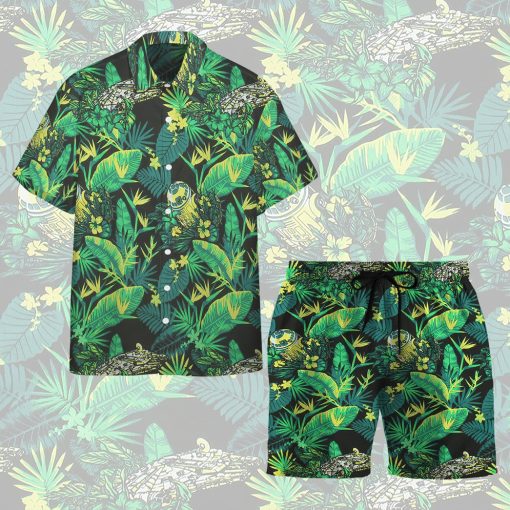 Gearhumans 3D S.W Green Vibe Custom Short Sleeves Shirt 7 Gearhumans 3D S.W Green Vibe Custom Short Sleeves Shirt - Image 7