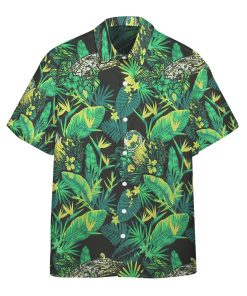 Gearhumans 3D S.W Green Vibe Custom Short Sleeves Shirt