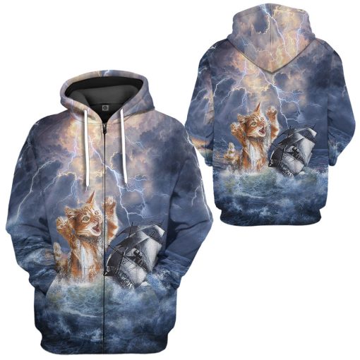 Gearhumans 3D Krakitten TShirts Hoodies Apparel - Image 8