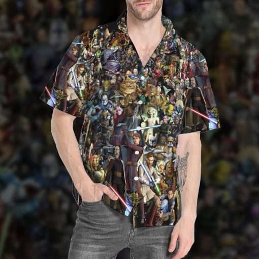 Gearhumans 3D S.W All Characters Custom Hawaiian Shirt - Image 5