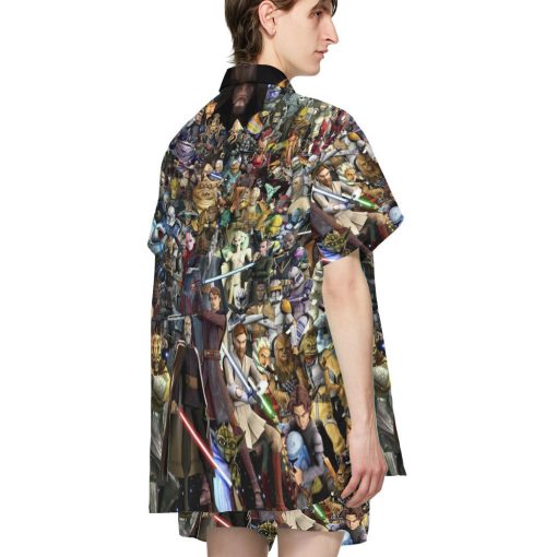 Gearhumans 3D S.W All Characters Custom Hawaiian Shirt - Image 3