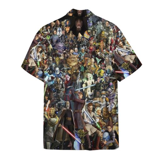 Gearhumans 3D S.W All Characters Custom Hawaiian Shirt - Image 2