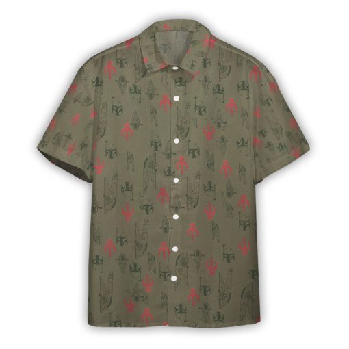 Gearhumans 3D S.W Boba Fett For Mandalorian Beach Vacations Custom Hawaiian Shirt
