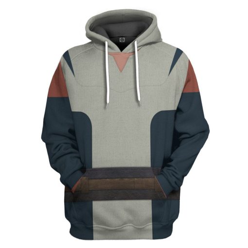 Gearhumans 3D S.W The Bad Batch Omega Custom Hoodie Tshirt Apparel