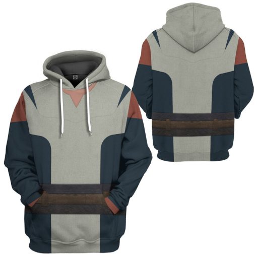 Gearhumans 3D S.W The Bad Batch Omega Custom Hoodie Tshirt Apparel - Image 5