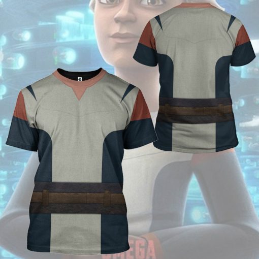 Gearhumans 3D S.W The Bad Batch Omega Custom Hoodie Tshirt Apparel - Image 12