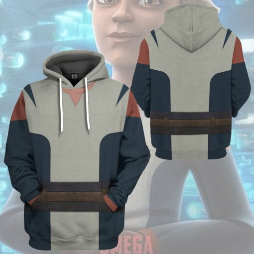 Gearhumans 3D S.W The Bad Batch Omega Custom Hoodie Tshirt Apparel - Image 10