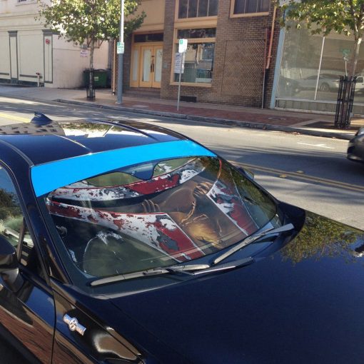 Gearhumans 3D S.W Boba Fett Custom Car Sunshade - Image 6