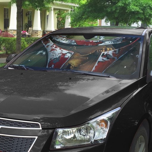 Gearhumans 3D S.W Boba Fett Custom Car Sunshade - Image 5