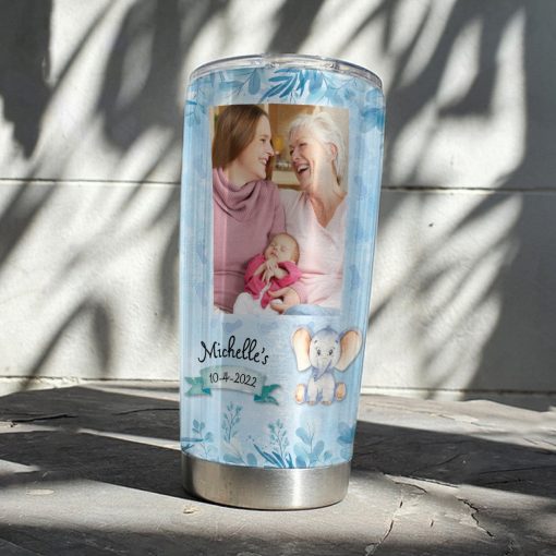 Gearhumans 3D Grandma Told Me You are Awsome Mothers Day Gift Custom Tumbler - Image 6