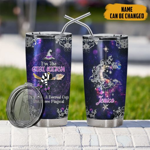 Gearhumans 2D Wicca GiGi Witch Custom Name Tumbler - Image 8